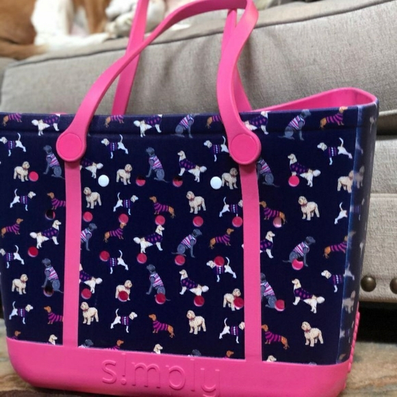 🚫Currently:SOLD·OUT ·𝗫𝗟· DOG PRINT Beach-Tote - Picture 3 of 7